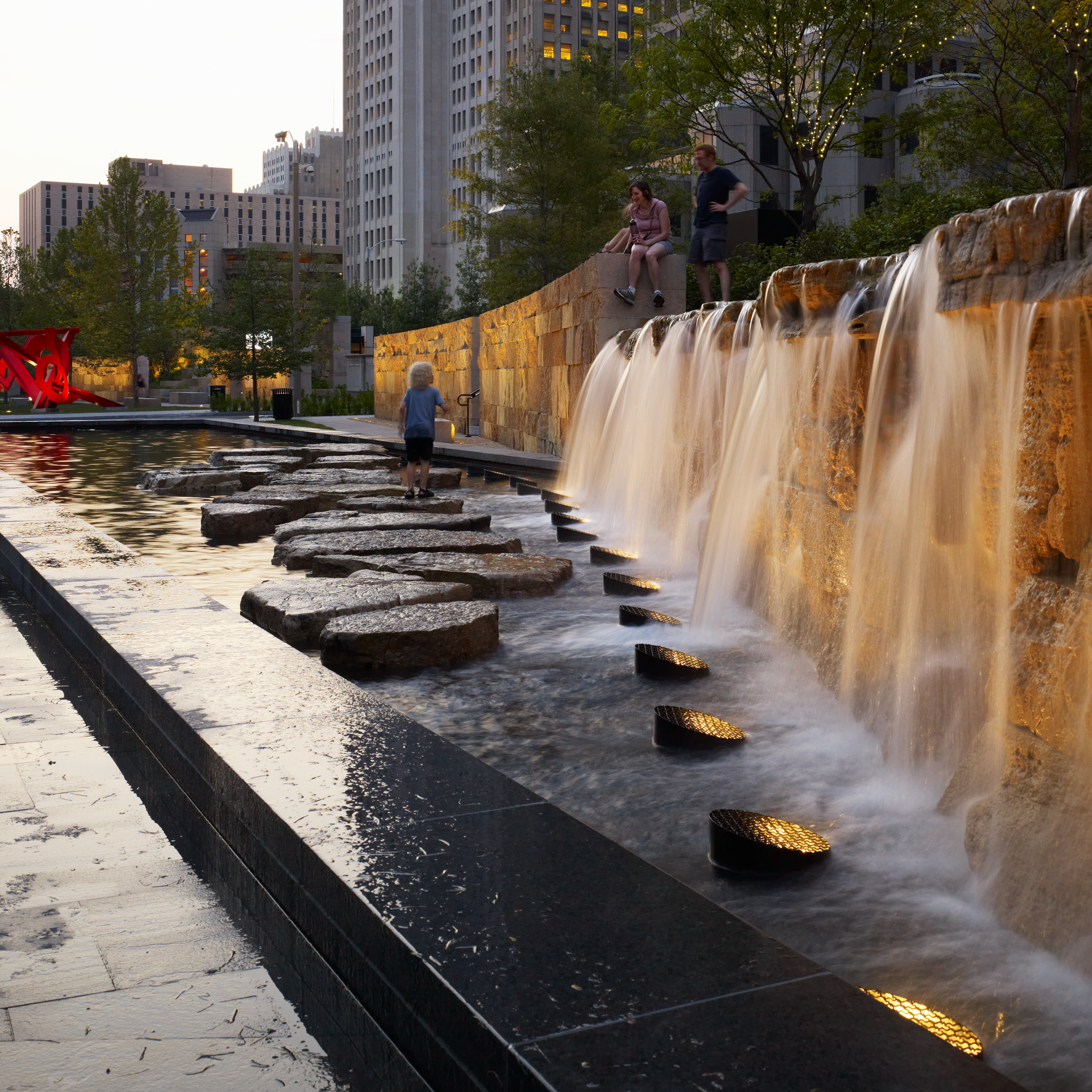 Citygarden Downtown St Louis Missouri Hydrodramatics Fountain